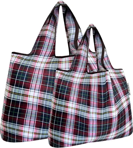 Vista 10 de allydrew Unisex P74005 Large & Small Foldable Tote NylonReusable Grocery Bag