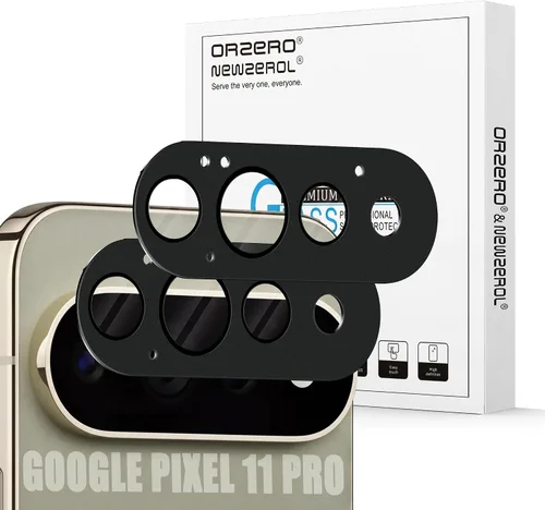 Vista 58 de Orzero Paquete de 2 protectores de lente de cámara compatibles con Google Pixel 9 Pro XL, protector de cámara de metal y vidrio de alta calidad