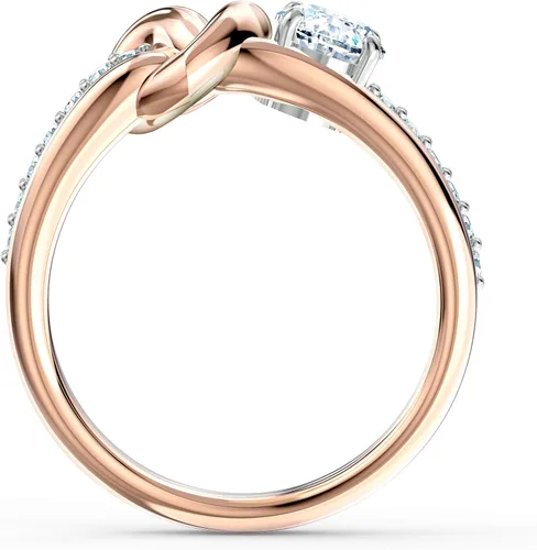 Vista 2 de Anillo de corazón de SWAROVSKI de por vida