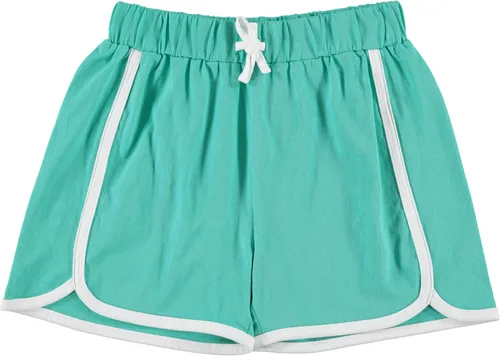 Vista 6 de Pink Angel 4 piezas de pantalones cortos de delfín para niñas, correr, gimnasio, entrenamiento, pantalones cortos para niños, ropa deportiva