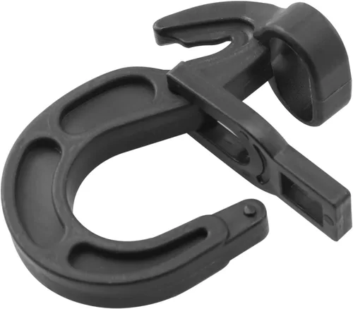 Vista 5 de 10 ganchos de plástico para cuerda de choque, ganchos elásticos de plástico para cuerdas elásticas de 1/4 pulgadas, 5/16 pulgadas y 3/8 pulgadas