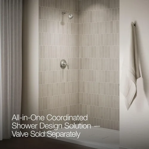 Vista 7 de Kohler K-TS22028-4 - Paquete de molduras de ducha templada con ducha de una sola función, negro mate