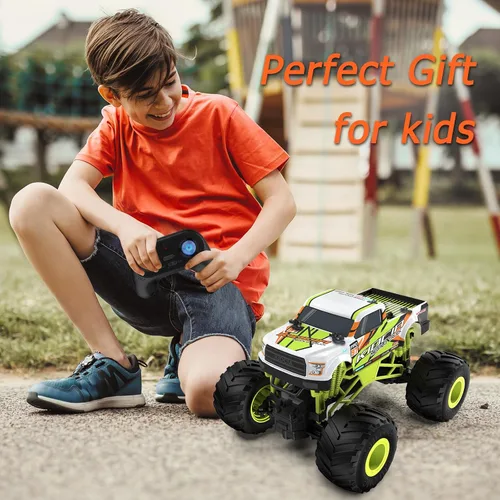 Vista 7 de Camión monstruo RC a escala 1:16 - Camión todo terreno de 2.4GHz para niños de 4 a 12 años, camión RC todoterreno de 20 Km/h, regalo de Navidad