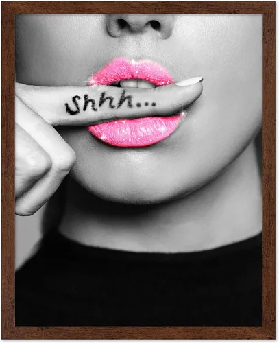 Vista 8 de Poster Master Impresión de labios dorados, póster de mordida de labio, arte moderno y minimalista, regalo bohemio para hombres y mujeres, diseño