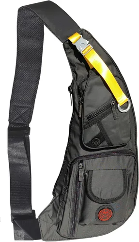 Vista 62 de Mochila de nylon para el pecho, mochila de viaje en bicicleta y gimnasio