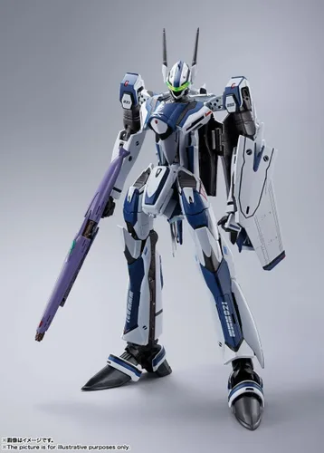 Vista 8 de TAMASHII NATIONS - Macross Frontier -VF-25 Messiah Valkyrie Worldwide Anniversary Bandai Spirits DX Chogokin Metal fundido coleccionable