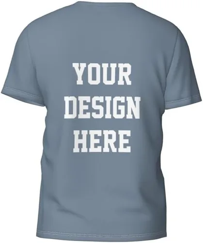 Vista 3 de Camisetas personalizadas para hombres, camisas personalizadas, diseña las tuyas