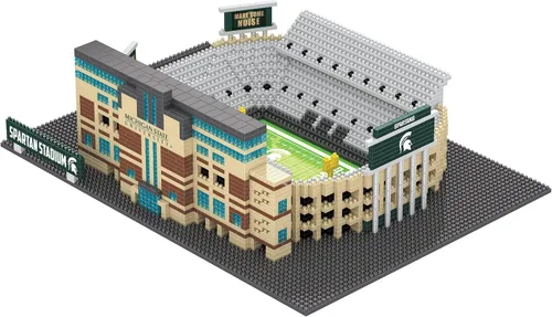 Vista 17 de FOCO NCAA Unisex NCAA College 3D BRXLZ Puzzle Team Football Stadium
