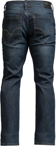 Vista 4 de Howitzer Ropa Vaqueros de mezclilla para hombre, Slim Straight Fit Bruno Wash (Patriot Bruno)