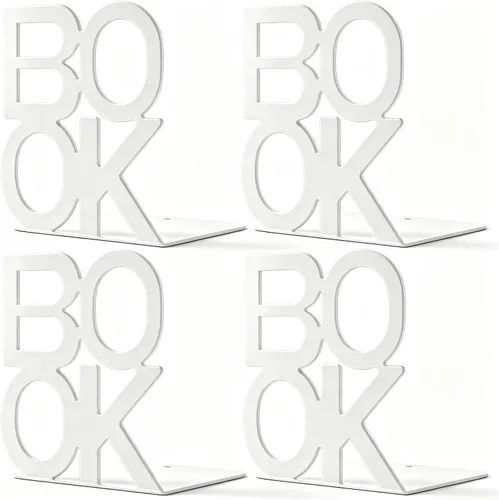 Vista 25 de Extremos para libros, soportes decorativos de metal para libros, libros, diseño de apariencia única, resistente Tapón de metal antideslizante