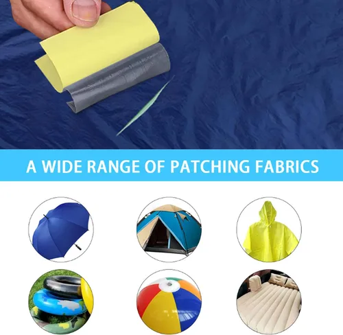 Vista 7 de HERCHR Kit de reparación de parches de piscina de vinilo autoadhesivo de 30 piezas, parches de piscina para kit de piscina inflable, kit