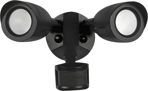 Vista 10 de Satco Luz de seguridad para exteriores 65-714, accesorio de inundación LED de doble cabeza de bala, blanco cálido de 3000 K, carcasa de aluminio