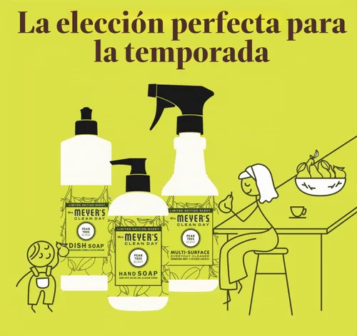 Vista 4 de Pear Tree - Limpiador diario multisuperficie de 16 onzas líquidas (paquete de 1)