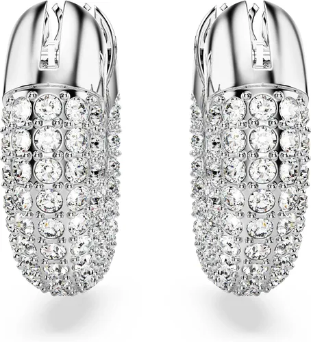 Vista 2 de Swarovski Colección de joyas de pendientes de aro con pavé de cristal Dextera