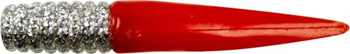 Vista 45 de Bobby Garland Slab Slay'R Señuelo de Pesca de Plástico Suave para Crappie, Equipo de Pesca y Accesorios, 2", Doble Arco Iris Plateado Arco iris