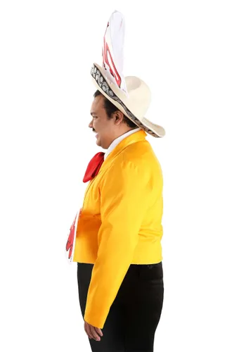 Vista 3 de Disfraz para Hombre Tapatio Talla Plus Multicolor