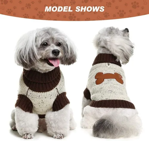 Vista 7 de BINGPET Jersey de cuello alto para perros