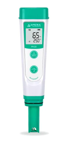 Vista 3 de Apera Instruments Kit de probador de pH impermeable AI209 Value Series PH20, ± 0.1 pH de precisión y AcuRite 00613 higrómetro digital y termómetro