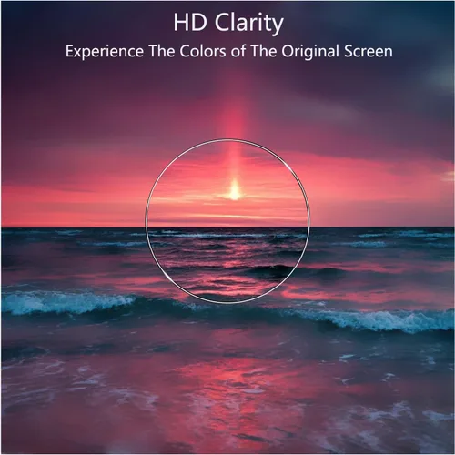 Vista 5 de Protector de pantalla de vidrio templado para Samsung Galaxy Watch 5 (1.732 pulgadas), antiarañazos, antihuellas, protector de pantalla HD