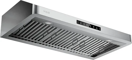 Vista 9 de VIKIO HOME Campana extractora de 30 pulgadas bajo gabinete, campana de cocina con 980 CFM, sensor de gestos de 3 velocidades y panel de control