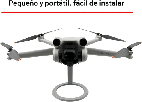 Vista 4 de Mini 4 Pro Soporte de exhibición de escritorio, soporte ajustable para dron para DJI Mini 3 Pro/Mini 3 accesorios (gris)