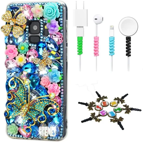 Vista 21 de Bling Case SSSGCDwCPSeries-41 - Funda con diseño 3D hecho a mano, 100 + cristales brillantes