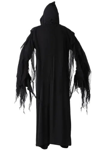 Vista 2 de Disfraz de Segador Oscuro Talla Grande para Adultos Multicolor