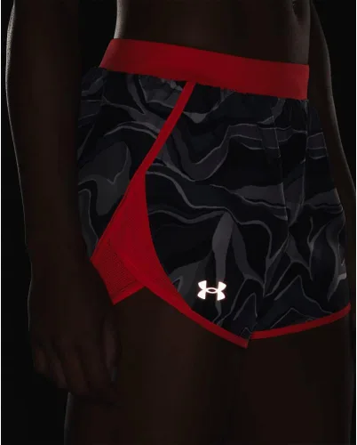 Vista 8 de Under Armour Fly By 2.0 - Pantalones cortos estampados de correr para mujer