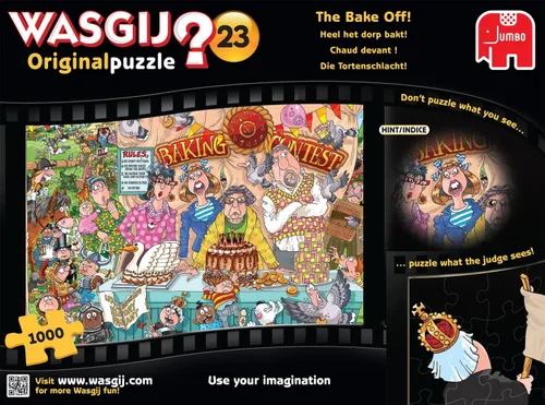 Vista 3 de Jumbo Wasgij Original 23 The Bake Off Rompecabezas (1000 piezas)
