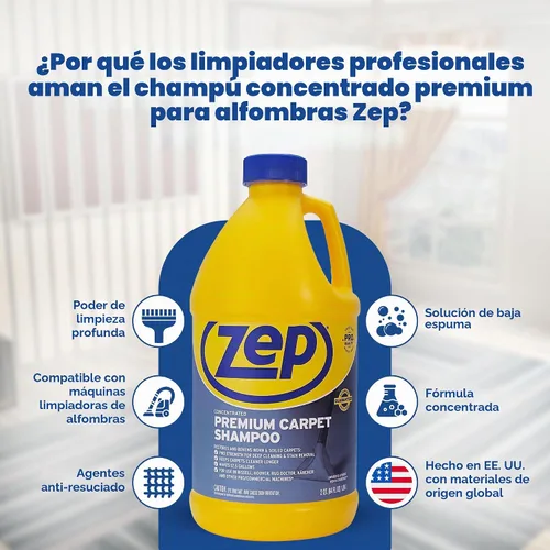 Vista 2 de Zep Champú Alfombra PREM 64OZ ZUPXC646