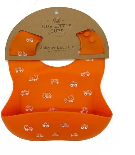 Vista 10 de Baberos de silicona para bebés, ajuste ajustable, babero impermeable, suministros de alimentación para bebés