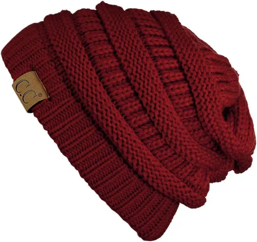 Vista 199 de C.C Trendy Warm Chunky Soft Stretch Cable Knit Beanie