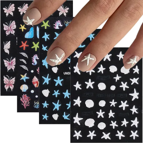 Vista 16 de Fcozpjk Calcomanías de uñas con lazo en relieve 5D, 5 hojas autoadhesivas de cintas rosas y blancas, arte de uñas para el día de San Valentín, dijes