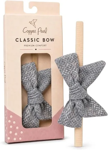 Vista 47 de Copper Pearl Classic Baby Bow Headbands - Limited Collection