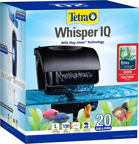 Vista 10 de Filtro de potencia Tetra Whisper IQ 10 galones, 105 GPH, con tecnología Stay Clean