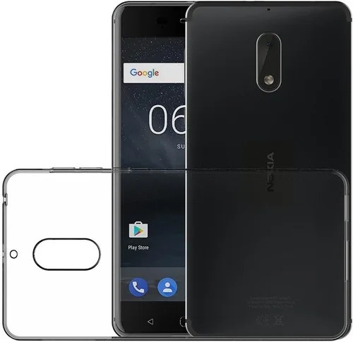Vista 5 de Funda para Nokia 6 (5.5 pulgadas) MaiJin Soft TPU Gel Bumper Transparente Carcasa Trasera