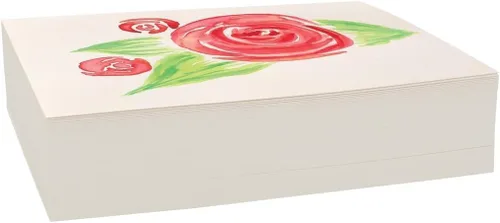 Vista 4 de UCreate Papel de acuarela, a granel, 90 Lb., Blanco, 6" x 9", 200 hojas A granel, 90 Lb., blanco, 6" x 9", 200 hojas