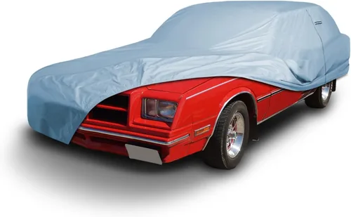 Vista 50 de iCarCover Funda de automóvil personalizada Premium para Chrysler Imperial 1957-1975, resistente, impermeable, para todo tipo de clima, lluvia Negro