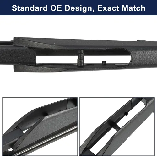 Vista 5 de X AUTOHAUX Repuesto de limpiaparabrisas trasero para Mini Cooper One R50 2001-2004 para Mini Cooper R53 2001-2004