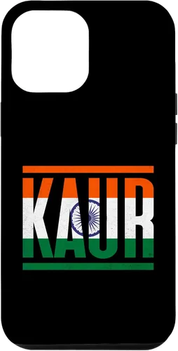 Vista 6 de Funda para iPhone 15 Kaur con apellido familiar y orgullo de la bandera de la India