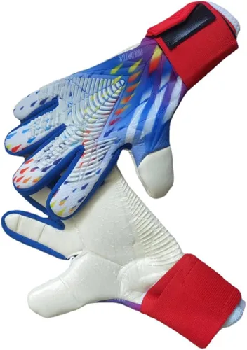 Vista 3 de Longjihui - Guantes de portero de fútbol, guantes de entrenamiento de portero de agarre fuerte, antideslizantes y transpirables para adultos
