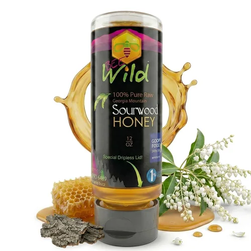 Vista 13 de Bee Wild 100% Pure Raw Honey - Gallberry 12 onzas