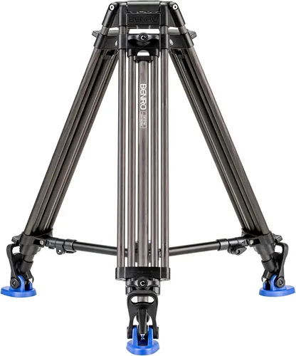 Vista 17 de Benro Aero 6 PRO - Trípode de viaje con monopie con cabezal de video fluido de base plana S6 PRO, 13.2 libras máximo, columna central de nivelación
