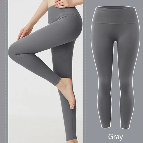Vista 2 de OUDLLY Pants for Women Hip Fitness Pants Sports Pants Peach Pants Yoga Tight Women's Yoga Pants Yoga Pant for Women High