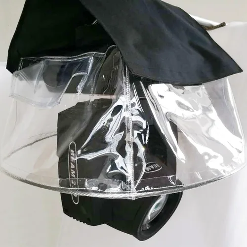 Vista 4 de Cubierta de lluvia de luz móvil para luz de cabeza móvil, luces móviles impermeables, escudo de luces de escenario para cubierta de luz principal