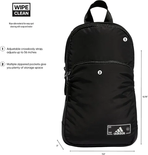 Vista 2 de adidas Essentials 2 - Bolso bandolera, Negro -, Essentials 2 - Bolso bandolera