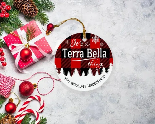 Vista 3 de Generic Ornaments for Terra Bella City Name - It's a Terra Bella Thing You Wouldn't Understand - Terra Bella Ornament Keepsake Plastic Round