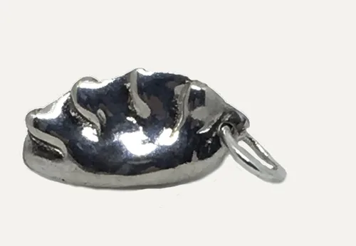 Vista 2 de Sterling Silver Potsticker Dumpling Dim Sum Charm