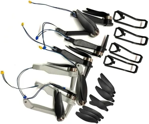 Vista 2 de E88EVO Drone RC sin escobillas E88 EVO Quadcopter Parts Guard Motor Propellers Arm Accesorio (16 cuchillas 8 Guardia)