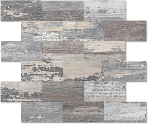 Vista 13 de 1 paquete de azulejo autoadhesivo para salpicadero de 12"x12" de PVC para pared, azulejo autoadhesivo para salpicadero de cocina, azulejo de baño